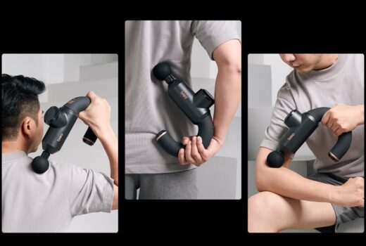 Súng massage Breo – Trợ thủ xóa tan đau nhức, co cứng cơ bắp khi thời tiết trở lạnh