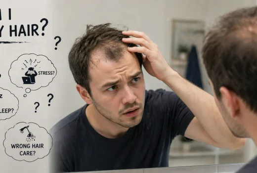 why hair loss in 20s